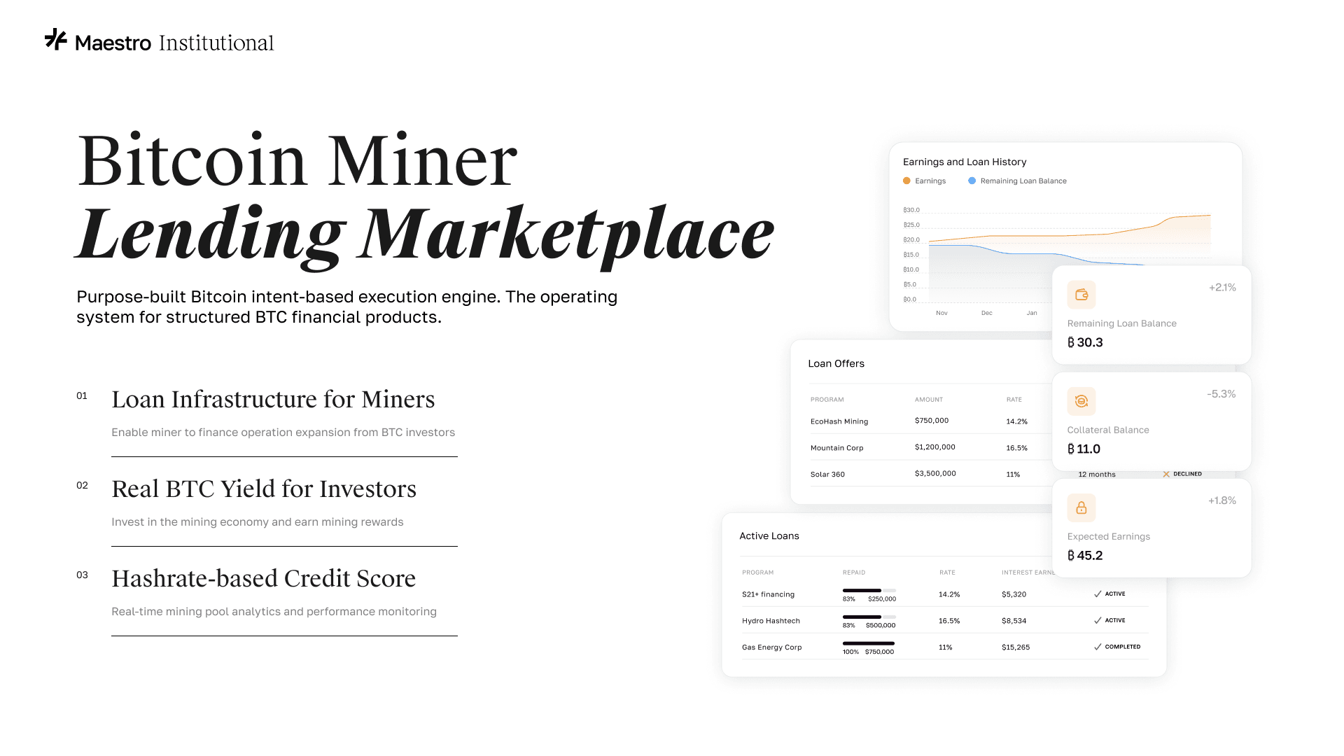 Introducing Maestro Institutional: the Financial Rails for the Bitcoin  Economy